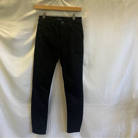 J. Crew Denim - J Crew Mercantile Black Denim Skinny Jeans Womens Size 25 Classic Basic Casual